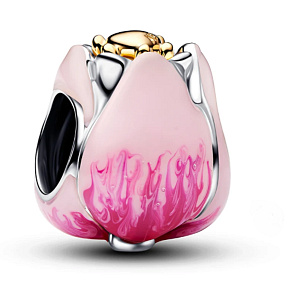 Charm Tulipán, korálek na náramek – symbol lásky, něhy a nových začátků, květina