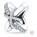 Charm Sterlingové stříbro 925 Nekonečno, korálek na náramek symbol