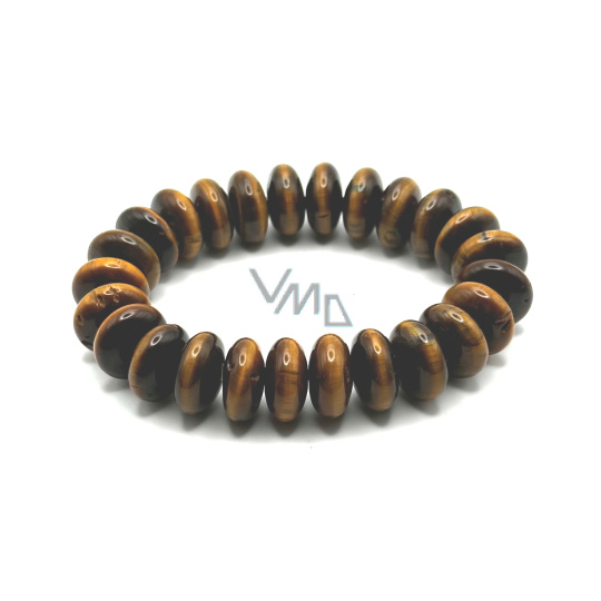 Tygří oko náramek elastický z přírodního kamene, donut 1,5 cm / 16 - 17 cm, kámen slunce a země, přináší štěstí a bohatství Tygří oko náramek elastický z přírodního kamene, donut 1,5 cm / 16 - 17 cm, kámen slunce a země, přináší štěstí a bohatství