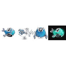 Charm Sterlingové stříbro 925 King of Glory mýtické zvíře Zhuangzhou Kundie Dream, korálek na náramek zvíře