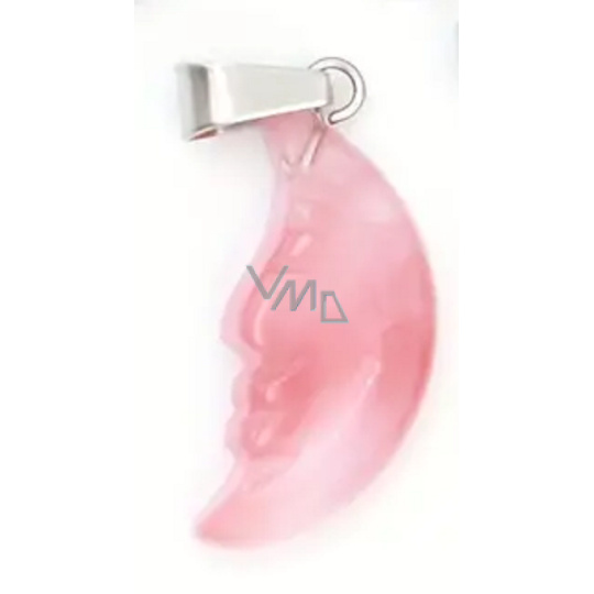 Růženin Měsíc přívěsek přírodní kámen, ručně broušená figurka 2,2 x 10 mm, kámen lásky Růženin Měsíc přívěsek přírodní kámen, ručně broušená figurka 2,2 x 10 mm, kámen lásky