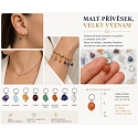 Ametyst – mini přívěsek z přírodního kamene cca 0,8–1,2 cm | Talisman klidu a harmonie