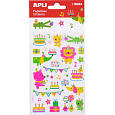 Apli Stickers Neon Animals nálepky s motivem zvířátek 1 arch 18044