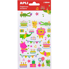 Apli Stickers Neon Animals nálepky s motivem zvířátek 1 arch 18044