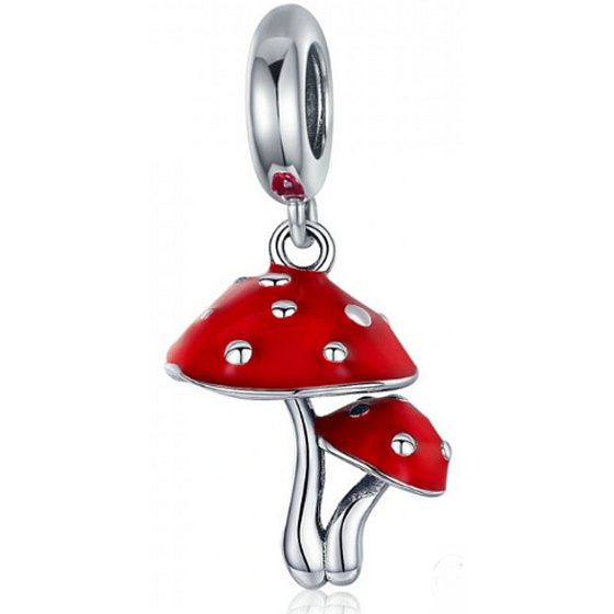 Charm Muchomůrky, přívěsek na náramek příroda