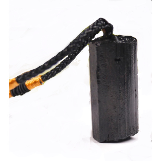 Turmalín Skoryl náhrdelník přírodní kámen cca 3 cm, 20 - 30 g, strážce dobré nálady