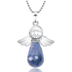 Lapis Lazuli Anděl přívěsek přírodní kámen 4,2 x 3 cm, kámen harmonie