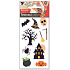 Tetovací obtisky Halloween dům 6 x 10 cm