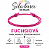 Síla barev Šňůrkový náramek – Fuchsiová | Symbol originality, sebevědomí a radosti | nastavitelný 15 - 30 cm