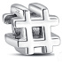 Charm Hashtag, korálek na náramek symbol