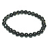Perleť černá náramek elastický syntetický, kulička 6 mm / 16 - 17 cm, symbol ženskosti