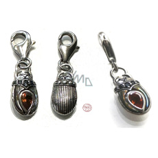 Charm Sterlingové stříbro 925 Skarabeus, přívěsek na náramek zvíře