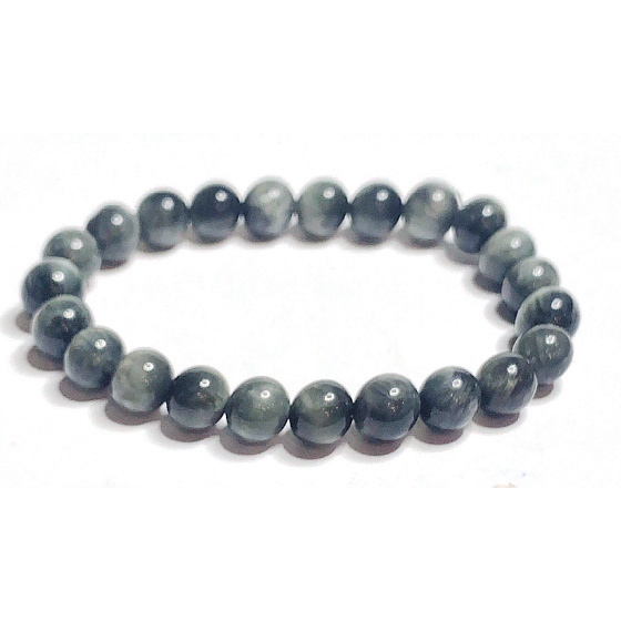 Pietersit / Orlí oko náramek elastický přírodní kámen s bouřlivými živly