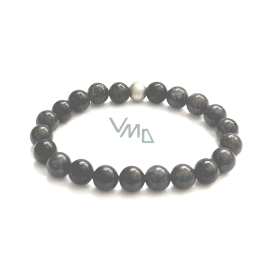 Iolit / Cordierit náramek elastický přírodní kámen, kulička 8 mm / 16 - 17 cm, kámen Vikingů - kompas Iolit / Cordierit náramek elastický přírodní kámen, kulička 8 mm / 16 - 17 cm, kámen Vikingů - kompas