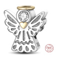 Charm Sterlingové stříbro 925 Anděl, korálek na náramek symbol