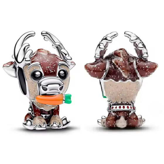 Charm Disney Ledové království Sven – roztomilý sob s mrkví, korálek na náramek film