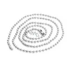 Řetízek z nerezové oceli  kulička 2,4 mm / 60 cm