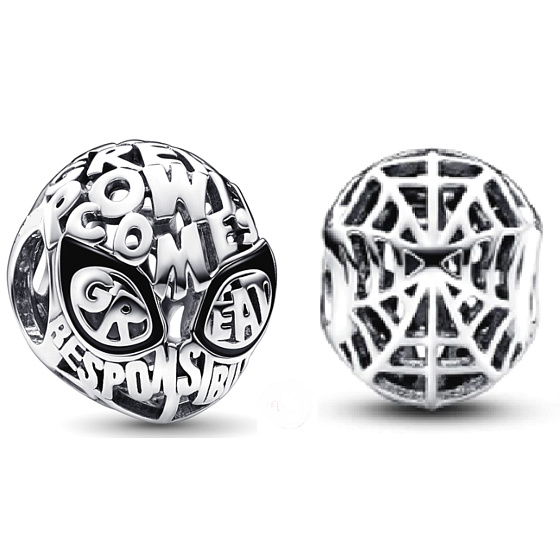 Charm Marvel Spiderman Maska, korálek na náramek film