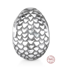 Charm Sterlingové stříbro 925 Hra o trůny, Dračí vejce, korálek na náramek, film