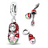 Charm Rusko, Matrjoška 2v1 – tradiční symbol, ochrana a rodinné štěstí, přívěsek na náramek cestování