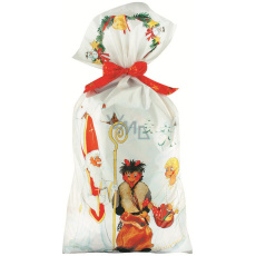 Mikulášský pytel igelitový čertovský velký 83 x 43 cm 1 kus Mikulášský pytel igelitový čertovský velký 83 x 43 cm 1 kus