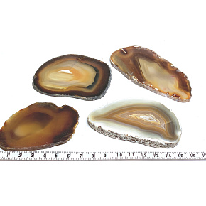 Achát natur plátek, přírodní kámen 1 kus