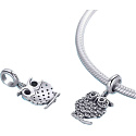 Charm Půvabná sova, přívěsek na náramek zvíře