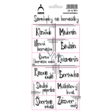 Arch Címkék fűszertartókra Linky Mogyoró 11 x 23,5 cm SK Arch Címkék fűszertartókra Linky Mogyoró 11 x 23,5 cm SK