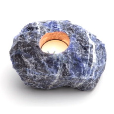 Sodalit Svícen surový přírodní kámen 110 x 110 x 60 mm 1 kus, kámen komunikace