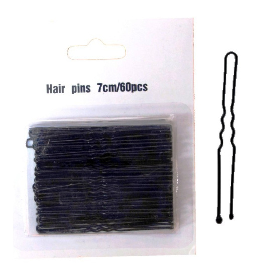 Abella Vlásenka černá 7 cm 60 kusů