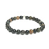Turmalin tmavý náramek elastický přírodní kámen, kulička 6 mm / 16 - 17 cm, AAA kvalita, strážce dobré nálady