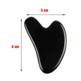 Onyx Gua Sha redukuje vrásky, otoky, zlepšuje pružnost pokožky 5 x 8 cm, kámen životní síly