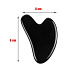 Onyx Gua Sha redukuje vrásky, otoky, zlepšuje pružnost pokožky 5 x 8 cm, kámen životní síly