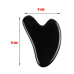 Onyx Gua Sha redukuje vrásky, otoky, zlepšuje pružnost pokožky 5 x 8 cm, kámen životní síly