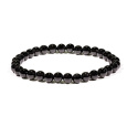 Turmalin Skoryl náramek elastický přírodní kámen, kulička 6 mm / 16 - 17 cm, strážce dobré nálady