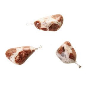 Granát Grosulár Matrix Troml přívěsek přírodní kámen, M cca 3 cm, 1 kus, kámen ohně, lásky