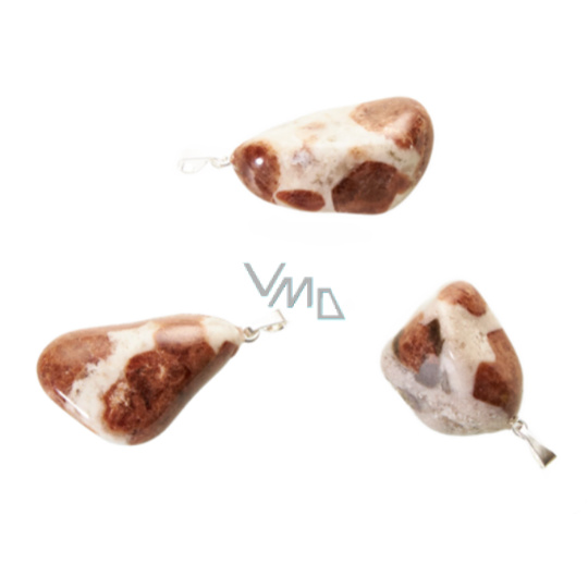 Granát Grosulár Matrix Troml přívěsek přírodní kámen, M cca 3 cm, 1 kus, kámen ohně, lásky