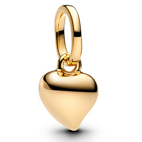 Charm Mini medailon - Srdce, přívěsek na náramek láska