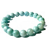 Larimar náramek elastický přírodní kámen, 10 - 11 mm / 16 - 17 cm, klid - mír - vyrovnanost