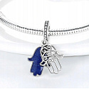 Charm Ruka Fatimy, Hamsa 2v1, přívěsek na náramek symbol