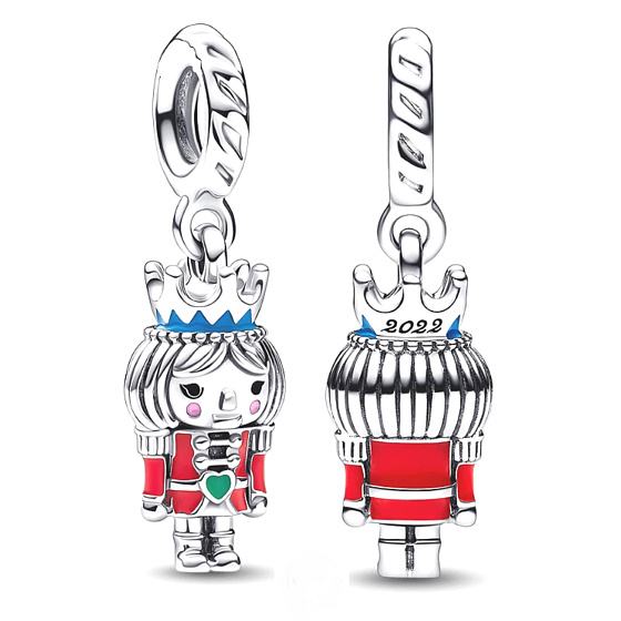 přívěsek  Louskáček – symbol ochrany, kouzel a vánoční magie ze stříbra 925