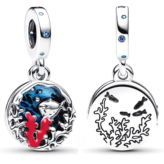 Charm Austrálie, Australský korálový útes 2v1, přívěsek na náramek cestování