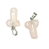 Růženin Penis pro štěstí, přívěsek přírodní kámen ručně broušený cca 11 x 22 mm, kámen lásky