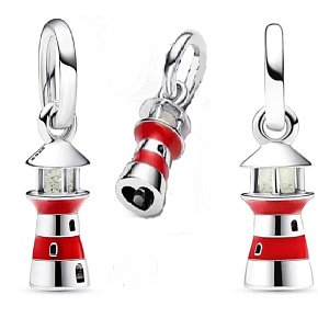 Charm Maják zářící ve tmě, přívěsek na náramek symbol