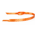 Kokarda – stahovací ozdobná stuha oranžová se vzorem 50 cm