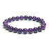 Sugilit náramek elastický přírodní kámen, kulička 8 mm / 16 - 17 cm, Láska • Moudrost • Pravda