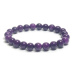 Sugilit náramek elastický přírodní kámen, kulička 8 mm / 16 - 17 cm, Láska • Moudrost • Pravda