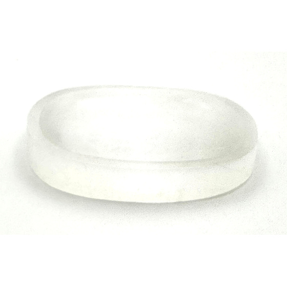 Selenit / Alabastr miska přírodní kámen 70 - 75 x 45 - 50 mm, 45 - 55 g 1 kus, andělská energie