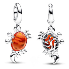 Charm Disney Malá mořská víla - krab Sebastian, přívěsek na náramek, film