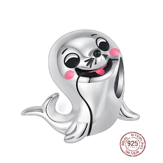 Charm Lachtan, korálek na náramek zvíře